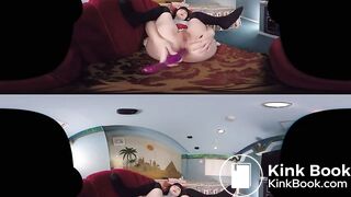 Cute Japanese girl VR shitting