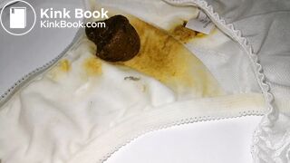 A LOVELY WHITE FLOWER PATTERN PANTY AFTER PLAYING DETAILED VEDIO.