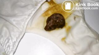 A LOVELY WHITE FLOWER PATTERN PANTY AFTER PLAYING DETAILED VEDIO.