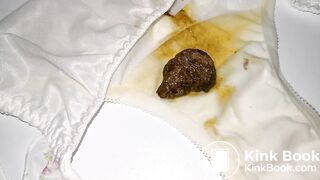 A LOVELY WHITE FLOWER PATTERN PANTY AFTER PLAYING DETAILED VEDIO.