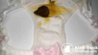 A LOVELY WHITE FLOWER PATTERN PANTY AFTER PLAYING DETAILED VEDIO.