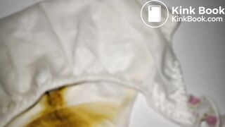 A LOVELY WHITE FLOWER PATTERN PANTY AFTER PLAYING DETAILED VEDIO.