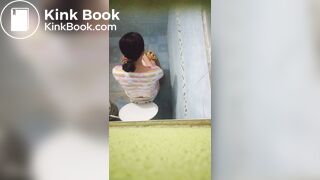 Girl poop thai