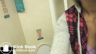 Girl pooping on toilet self shot 11