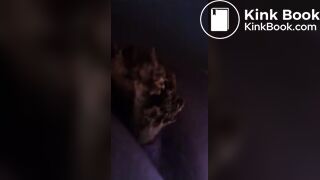 Massive soft shit in her toilet