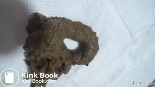 Japanese sexy girl selfie pissing and shitting compilation