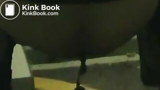 outdoors shitting unusual cleaning 046 (drunk girl delivers enormous shit)