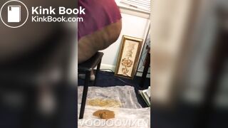 ebony bbw chair scat