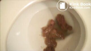 Cute School Girl Pooping