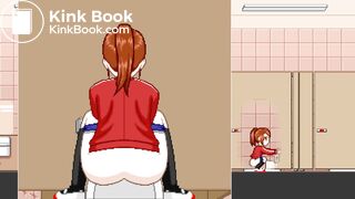2D Girls pooping