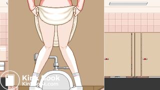 2D Girls pooping