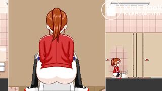 2D Girls pooping
