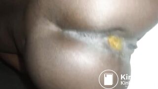 My African girl serves me breakfast