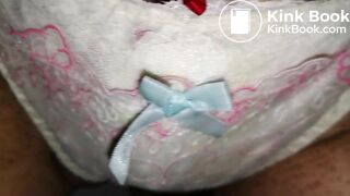 Ready to play that two lovey panty.white red strawberry panty was under