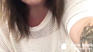 BBW shits diaper in Public and eats the Shit