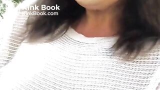 BBW shits diaper in Public and eats the Shit