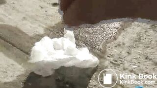 F15-16 - Bikini, Assaulted After Caught Pissing or Pooping (part 1)