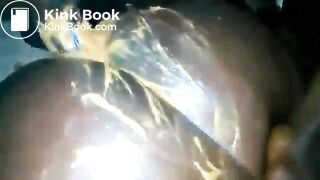 Scat anal with a black bbw