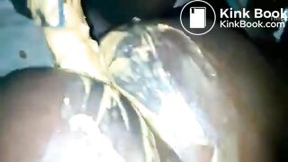 Scat anal with a black bbw