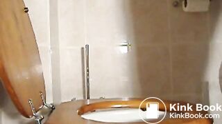 Sexy girl pooping twice