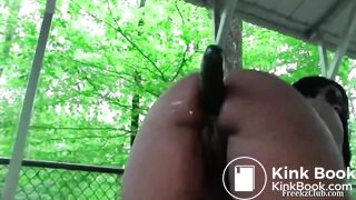 Black diva dirty anal outdoor Pt1