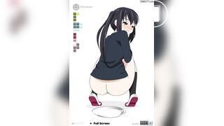 anime girl pooping azunyan no unchi