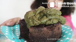 Perfect Ebony Model Birthday Scat