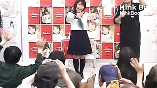 Pooping accident of a woman at work