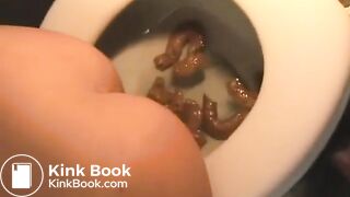 Hot girl pooping on toilet 9