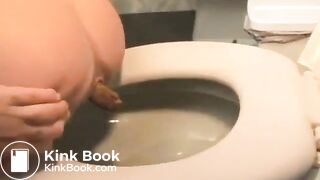 Hot girl pooping on toilet 9