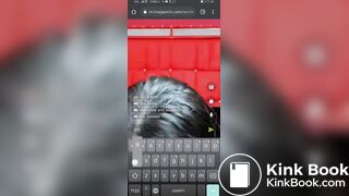 Cam slut eating her shit