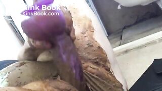 Hot chubby girl messy panties messy pussy