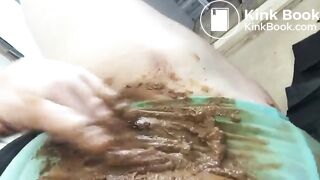 Hot chubby girl messy panties messy pussy