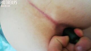 dirty anal cucumber from polish slut