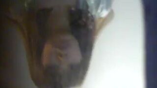 Asian girl poops in squat toilet 64