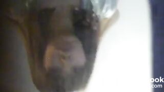 Asian girl poops in squat toilet 64