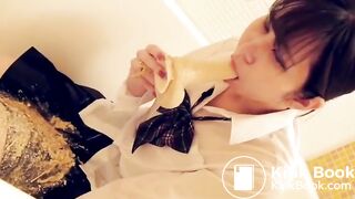 Japanese dildo Vomit