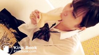 Japanese dildo Vomit