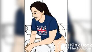 Girl pooping on toilet audio 9