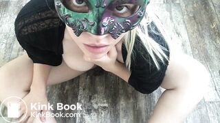 This Curvy Blond Shit Slut is just TOO HOT