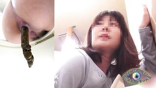 ... ぴーぴんぐカフェトイレ おまる座りでウンチする女たち