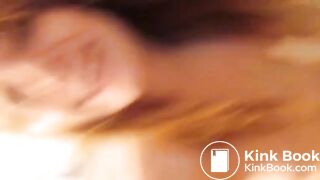 Girl pooping on toilet self shot 1