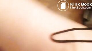 Girl pooping on toilet self shot 1