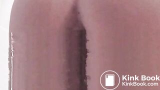 Very big turd in the toilet