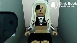 A very gassy Roblox girl farting and pooping