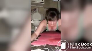 [M] TEEN EATS SHIT OFF FLOOR