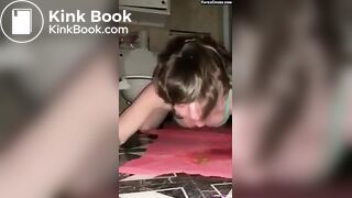 [M] TEEN EATS SHIT OFF FLOOR