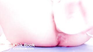 Chinese scat anal dildo masturbates