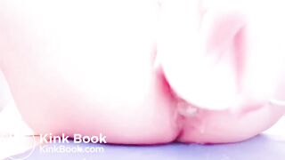 Chinese scat anal dildo masturbates