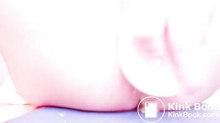 Chinese scat anal dildo masturbates